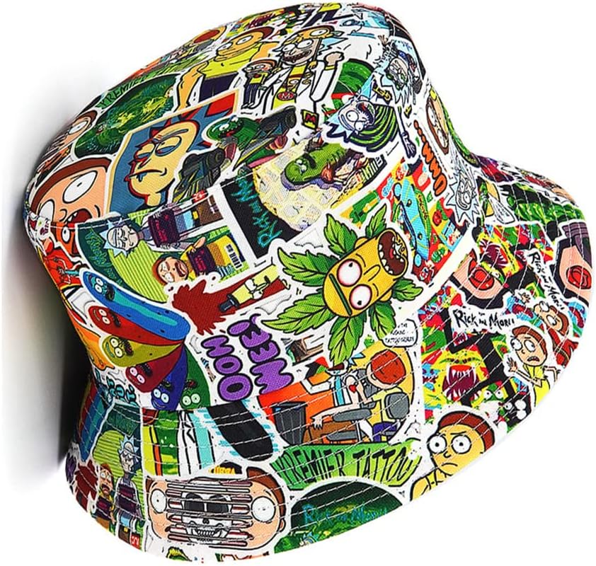 Chapeau bob – pour femme, pour homme, à motifs, style dessin animé