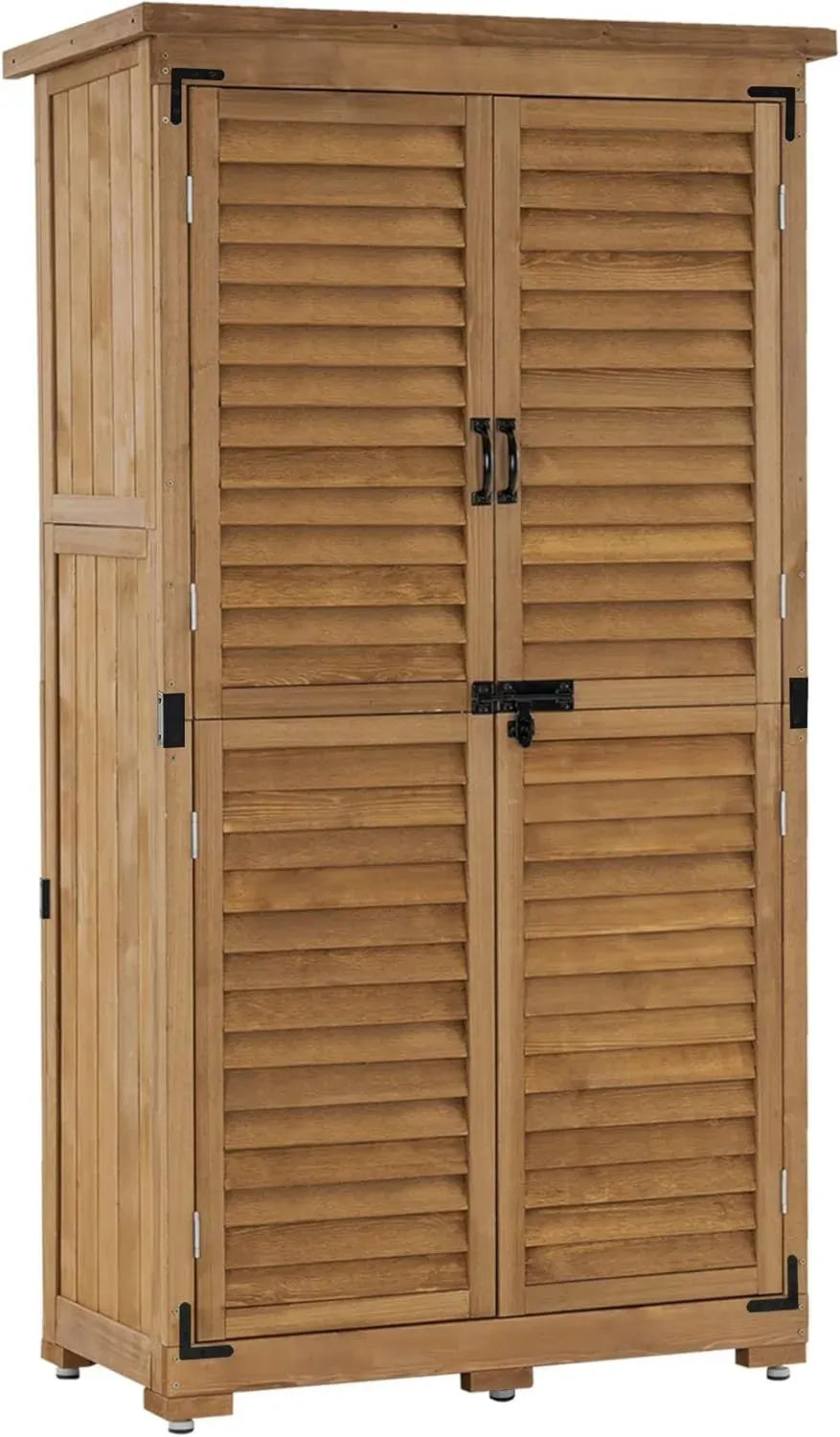 Armoire de Jardin en Bois MCombo pour Outils de Jardinage