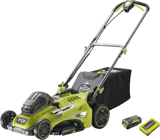 Tondeuse sans fil 36V avec moteur sans balais, largeur de coupe 46cm, batterie 5.0Ah et chargeur inclus