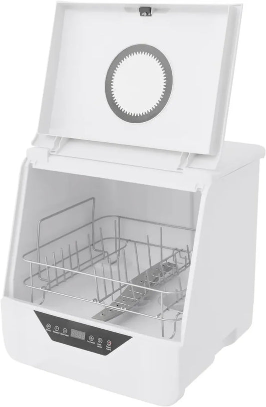 Mini lave-vaisselle portable 800W avec écran tactile et 4 modes, réservoir 6L