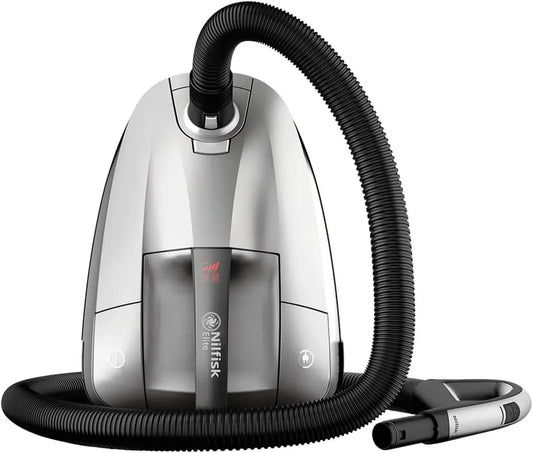 Nilfisk Elite Aspirateur Traîneau Anti-allergène HEPA 450W - Grand Réservoir 3,6L pour Sols et Tapis