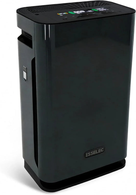 Purificateur et Humidificateur d'Air 2 en 1 avec Filtre H13, Ioniseur pour Grande Pièce, Élimine 99,97% des Allergènes