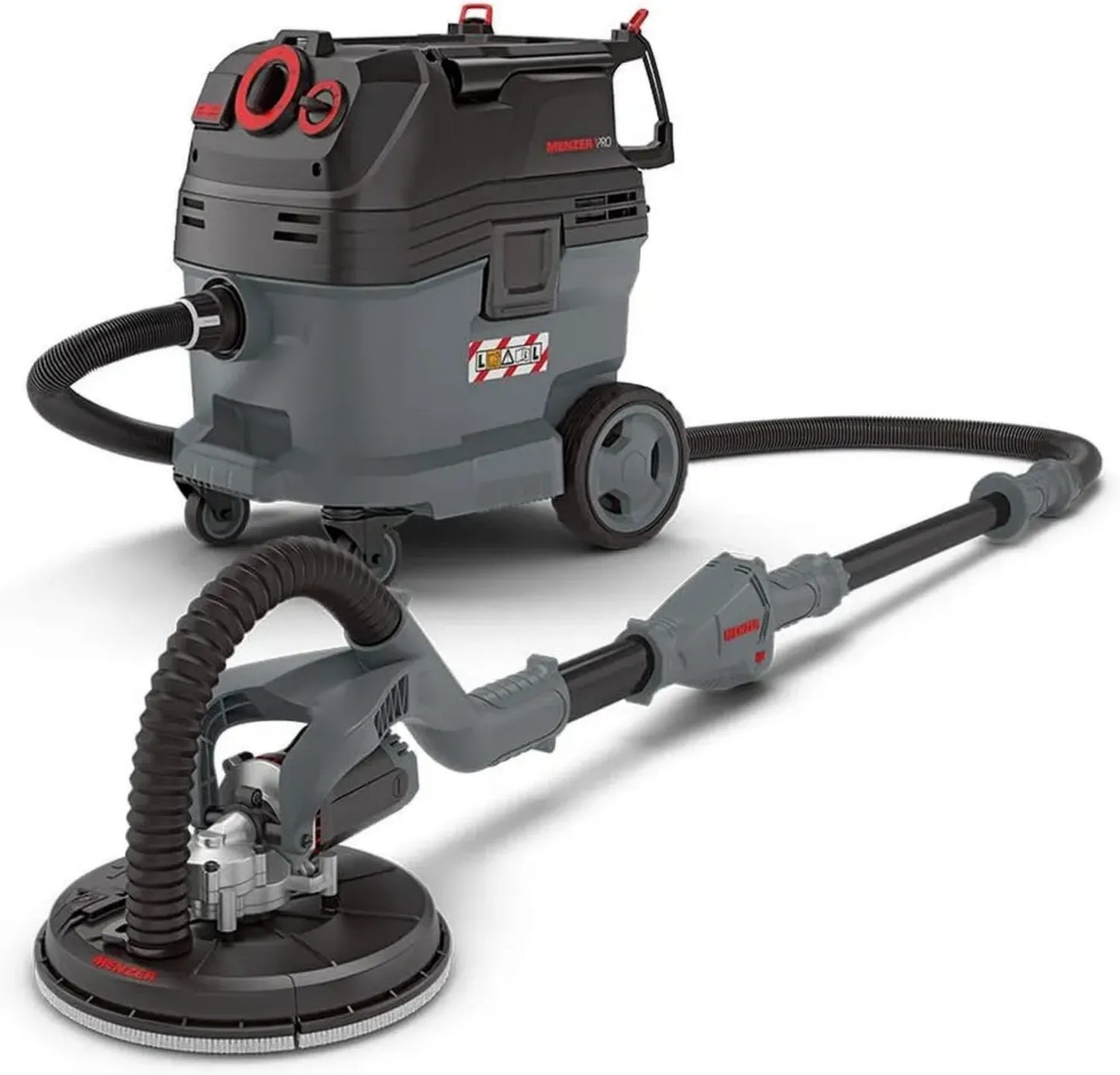 Système de Ponçage sans Poussière MENZER avec LHS 225 et Aspirateur Antistatique VCL 530 PRO