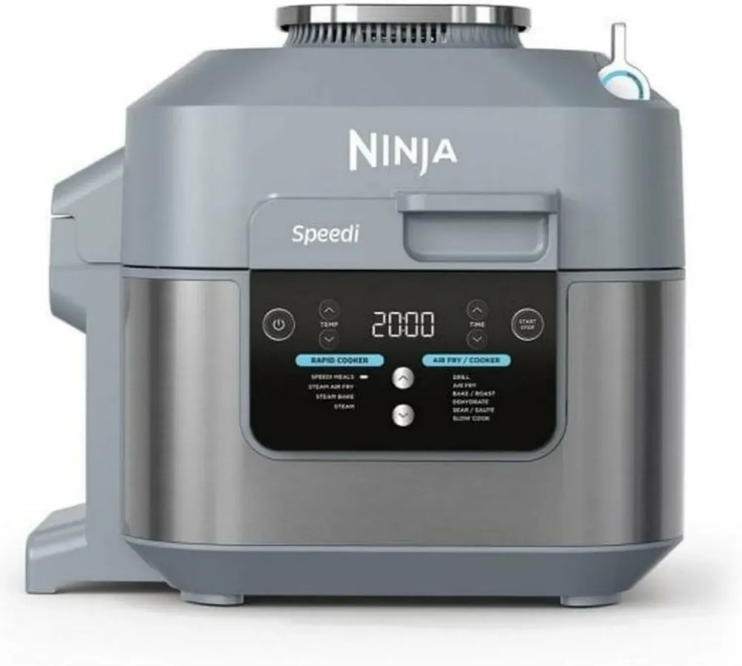 Ninja Speedi Multicuiseur et Friteuse à Air 10-en-1, 5.7L, Repas pour 4 en 15 Minutes, 10 Fonctions, Gris